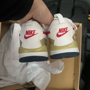 Nike Kids Sneakers - White, Red, and Gold